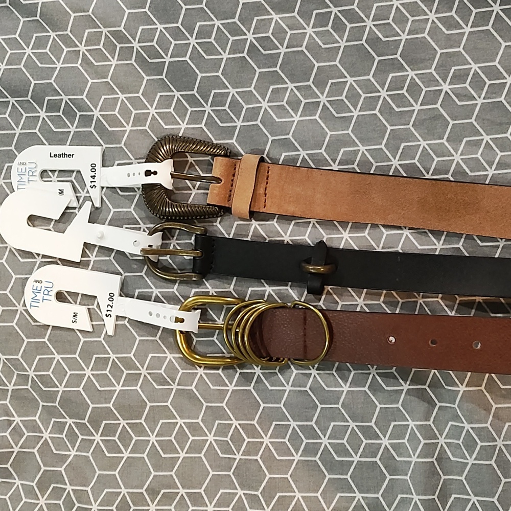 Leather belts new